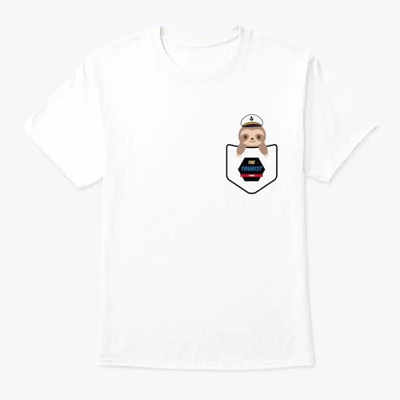 The Tourist Trek Sloth Pocket Tee